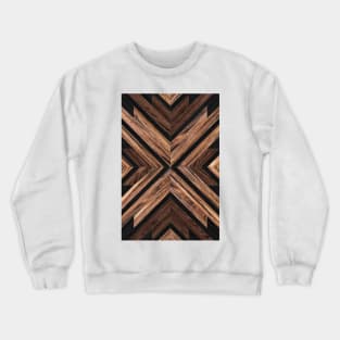 Urban Tribal Pattern No.3 - Wood Crewneck Sweatshirt